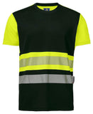 Projob Herren Warnschutz T-Shirt mit Reflektor Streifen