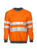 Projob Herren Arbeitsschutz Pullover Mit Reflektorstreifen und ISO 20471 KLASSE 3 Zertifizierung - WERBE-WELT.SHOP