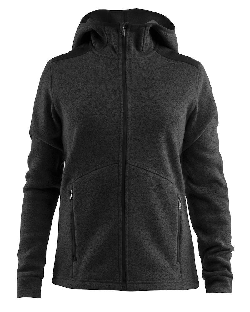 Kuschelige Wolljacke mit Kapuze für Damen - Craft - WERBE-WELT.SHOP