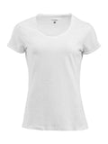 Clique Damen T-Shirt, modisch geschnitten, aus Baumwolle 'Derby-T Ladies' - WERBE-WELT.SHOP