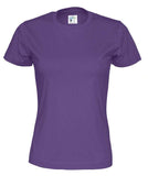 Cottover Damen T-Shirt mit Rundhals in trendigen Farben - WERBE-WELT.SHOP