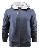 Herren Kapuzenjacke aus Doubleface-Material, Baumwolle außen und Fleece innen - WERBE-WELT.SHOP