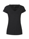 Modernes T-Shirt mit V-Neck  für Damen