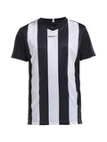 CRAFT PROGRESS JERSEY STRIPE J BLACK/WHITE 158/164 - WERBE-WELT.SHOP