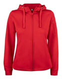 Damen Basic Active Hoodie Full Zip - WERBE-WELT.SHOP