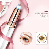 1pc Elektrische Augenbrauen Trimmer Schmerzlos Augenbraue Epilierer Mini Eye Brow Shaper Rasierer Rasiermesser Tragbaren Gesichts Haar Remover für frauen - WERBE-WELT.SHOP