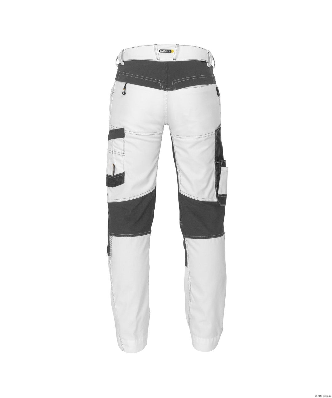 Dassy Malerhose für Herren - Arbeitshose weiss - Helix Painter